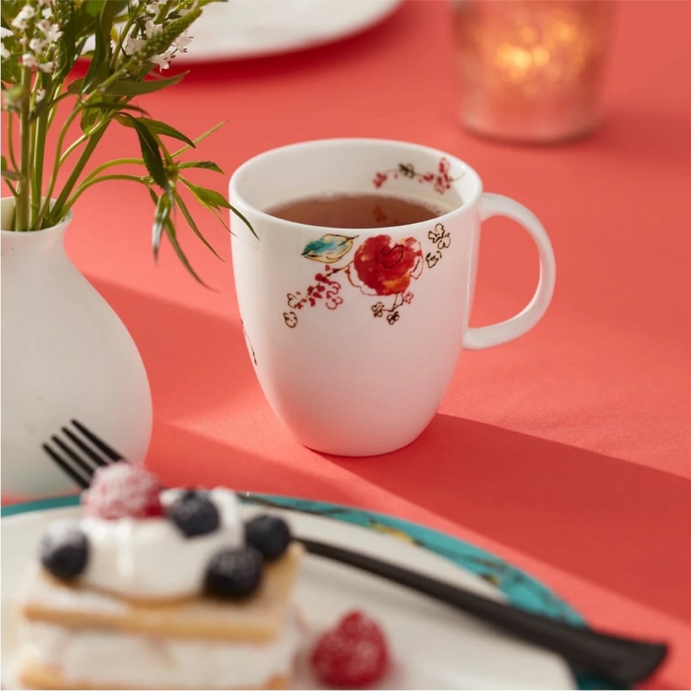 Lenox Chirp  Bone China Coffee Tea Mug Set of 4 - Picture 5 of 9